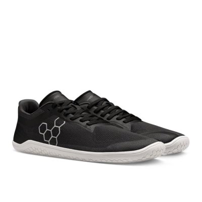 Vivobarefoot Geo Racer II - Miesten Juoksukengät Mustat - UNP945160